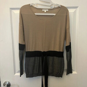 . PAULE KA merino wool Long Sleeve blouse top